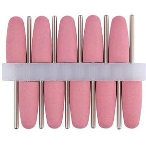 Silicon draaiende spijkers Siliconen frees nagelboor bit verpakking van 10 3/32 inch(X 10pcs)