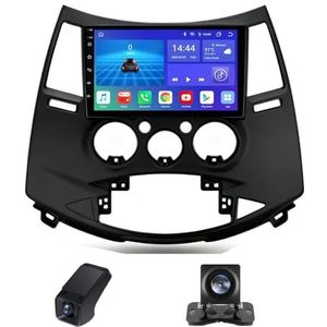 Android autoradio 2 Din geldt voor Mitsubishi Grandis 1 2003-2011 met Draadloze Carplay Android Auto GPS Navi WiFi 9 inch met Bluetooth FM+ Achteruitrijcamera/Stuurwielbediening(X1)
