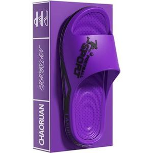 Bathroom slippers， EVA-pantoffels for dames in de zomer - lichtgewicht sandalen met dikke zool for binnenhuisgebruik,House slippers(Purple,47 EU)