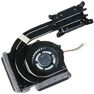 CPU-koeler, koelventilator, koellichaam, radiator voor Lenovo ThinkPad T420S T430S, geïntegreerde grafische kaart FRU 04W1712 04W3485(Black)