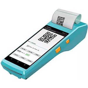 WMMNHY 5.5 inch Android POS-handheld-terminal Pda Met ingebouwde mobiele labelontvangstprinter geschikt for commercieel