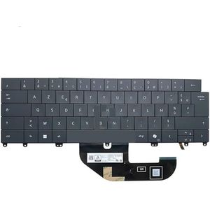 Verlicht toetsenbord voor XPS 13 Plus 9320 9340 Achtergrondverlichting met toets(FR grey AI)
