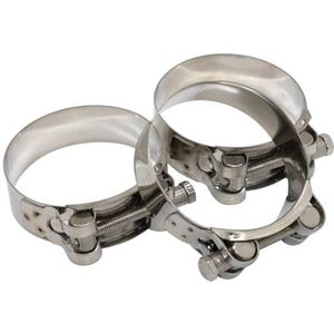 V-bandklem, Universele roestvrijstalen T-boutbuisklem, verschillende maten(74MM-79MM)