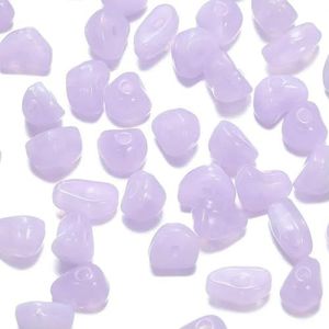 50/100 stuks 5~8mm Imitatie Natuursteen Onregelmatige Acryl Kralen Spacer Kralen voor Sieraden Maken Diy Bedels Armbanden Accessoires-Paars-100PCS