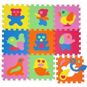 Baby Puzzelmat van Nul - Kinderen Speelmat - Eva Kruipmat Mat Dieren