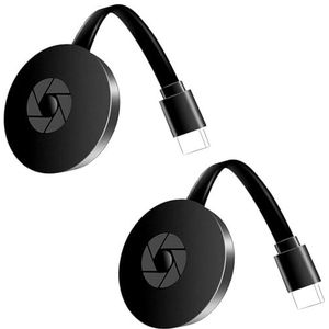 Castview TV, Streaming Apparaten voor TV, Cast View, Viewbliss Tv Streaming Apparaat, Casting Device voor TV, 1080p Draadloze Display Adapter, Draadloze Display Adapter 4k (2 stuks)