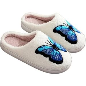 Dames winterpantoffels met harde onderkant, binnenhuisschoenen, thermisch antislip, huisschoenen, comfortabel ontwerp, zacht gevoel, zachte demping, loungekleding, premium warm comfort(Pink,42-43)