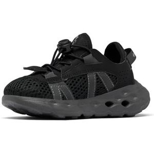 Columbia Drainmaker XTR watersportschoenen voor kinderen, uniseks, zwart, zilver, 26 EU