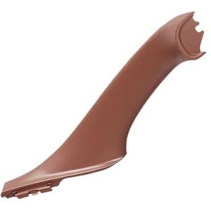 Auto binnen deurklink Voor BMW 5 Serie F10 F11 Auto Links Rechts Binnen Binnendeurgreep Binnendeurpaneel Trek Trim Cover(Red-Brown-Right)