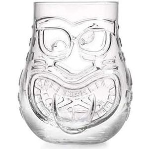 DUNSBY Totem Cup Mok Moderne Bar Cooler Clear Tumblers Totem Mok (Korte Tumbler 480ml)