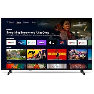 MEDION P14331 (MD 29243) 108 cm (43 inch) Full HD TV (Android TV, Smart TV, HDR, Netflix, Prime Video, PVR, Bluetooth)