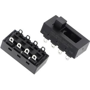 2 stuks 12 A 250 V 3-positie 8-pins tuimelschakelaar DIP-schakelaar LQ-103H haardroger koude wind voor JJ-15 FH6218/20/21/31