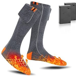 Elektrische verwarming sok voor de winter,wasbare verwarmde sokken droge batterij voetwarmer thermische kousen,oplaadbare outdoor verwarmde sokken unisex 50 ℃ constante temperatuur voetwarmer