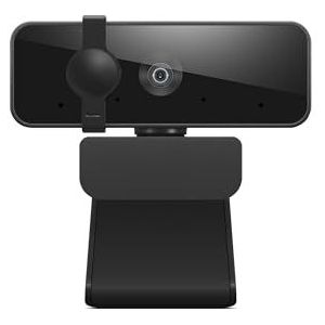 Lenovo HD 1080p webcam (300 FHD) - zwart met 95° groothoek, 360 ° rotatie Pan & Tilt, dubbele microfoons, privacysluiter
