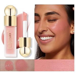 INTEROOKIE Monochrome Matte Liquid Blush - Gepigmenteerde, natuurlijke ogende en langdurige make-up voor de ogen (03#*7.5ML)