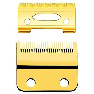 VRMETA Nieuwe upgrade professionele tondeuse vervangende messen voor Wahl Clippers Wahl 5-sterren Senior Magic Clip Compatibel met 8148, 8504, 1919, 2241, 2240, 8591 (goud)