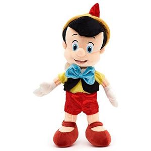 Disney Store officiële kleine Pinokkio-knuffel uit, 34 cm, pluchen, knuffelbare pop met geborduurde details, draagt een fluwelen outfit, geschikt vanaf de geboorte