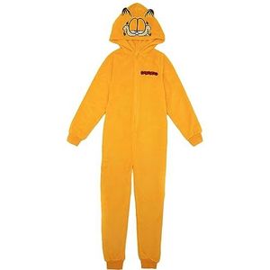 Garfield Unisex Kids Oranje Nachtkleding Onesie | Duik in Speelse Avonturen met dit Grappige Garfield Kostuum | Perfect voor Leuke en Gezellige Nachten | All-in-One Pyjama Ontworpen voor Comfort