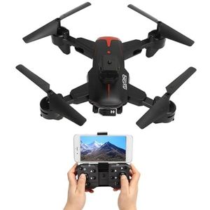 RC Drone met Dubbele HD camera, Opvouwbare Drones voor Volwassenen, RC Quadcopter Stuntrol Zwart Intelligente Obstakelvermijding Opvouwbare RC Quadcopter voor Personen Ouder Dan 14