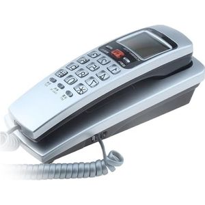 PLCPDM Muur Opgezette Draadtelefoon Met Beller Display Laatste Nummer Herhalen Opslag En Query Functie Voor Kantoor En Thuis