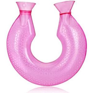 DieffematicRSD Warmwaterkruik Vorm Warmwaterkruik voor nek Warme schouder Nekwarmwaterkruik Materiaal Warmwaterzak Nekpijn verlichten (Color : Purple)