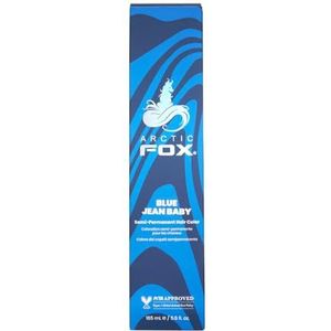 ARCTIC FOX 100% veganistisch & dierproefvrij levendige semi-permanente haarkleur - Blue Jean Baby 165 ml