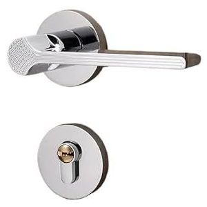 SIDYEUHB Slaapkamer Split Deurslot Kamer Houten Deur Stille Deurgreep (zwart)