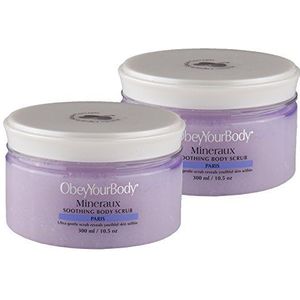 Obey Your Body Scrub, 2 x originele body peeling, 600 ml, Parijs voordeelset