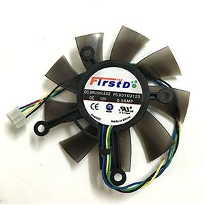 D8015U12S 0.5A GPU cooler 75mm Fan For GTX 1050ti/750/750ti GTX1050ti GTX750 GTX750ti video Graphics Card
