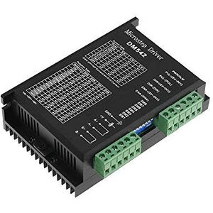 DollaTek DM542 Digitale tweefasen-controller, 18-48 VDC, max. stappenmotordriver, 4,2 A, voor 3D-printer