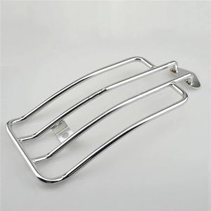 bagagedrager Motorfiets Achterbagagerek Plankdrager Houder Voor Sportster Voor Iron Voor XL883 Voor XL1200 1985-2003 Motorfiets bagagedrager(Zilver)
