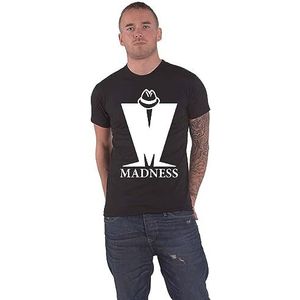 Madness Unisex Adult Logo Cotton T-Shirt(Black) overhemden(Small)