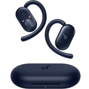 soundcore V20i by Anker Open-Ear Hoofdtelefoon, Verstelbare Oorhaken, Ultra-Comfort, Goede Fit, Krachtig Geluid, Heldere Oproepen, IP55, LED-verlichting, 36H Speeltijd, Bluetooth 5.4 Oordopjes,