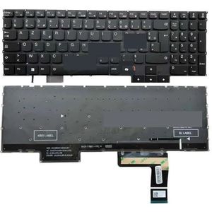 US FR AZERTY Backlit Toetsenbord voor Lenovo voor Legion voor Slim 5 16APH8 82Y9 16IRH8 82YA Laptop, Frans Belgisch RGB NSK-6AB1BC SN3117B01(French Light)