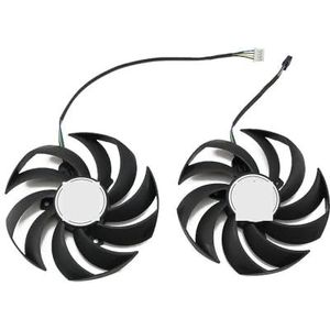 95MM 4PIN PLD10010S12HH RTX3060 Ti GPU-ventilator voor MSI voor Radeon RX 6700 XT voor Gaming X voor GeForce RTX 3060 voor grafische videokaartkoelventilator(2-Fan)