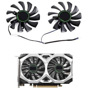 75MM HA8010H12F-Z koelventilator voor MSI voor GeForce GTX 1650 SUPER VENTUS XS grafische kaart