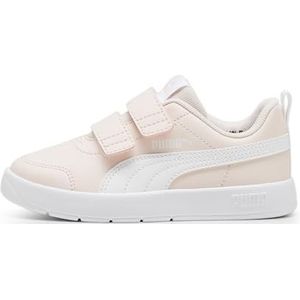 PUMA Courtflex V3 V PS Sneakers voor kinderen, uniseks, roze/wit (IJsland Pink). PUMA, 32 EU