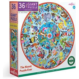 eeBoo - Round Giant Puzzle 36 pcs - Good Deeds