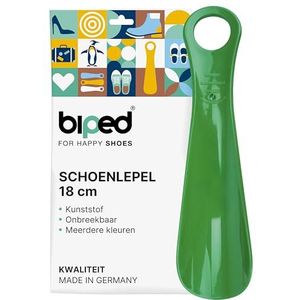 biped schoenlepel kunststof 18 cm – Mini schoenlepel ergonomisch reisformaat – Handig voor kinderen en volwassenen – Compact hulpmiddel onderweg z2798(bosgroen)
