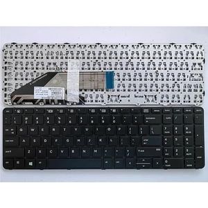 A+ ZC US toetsenbord voor HP voor Probook 450 G5 455 470 L01028-001 L01028-031(Black Frame US)