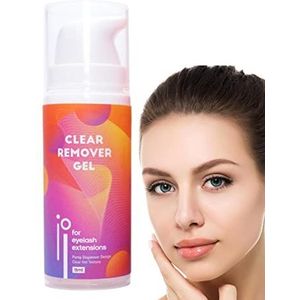 Wimperverwijderaar voor wimperextensions - Cluster Lash Glue Remover | Wimperklompverwijderaar 69 seconden oplossen, leliegeur, snelle resultaten voor dagelijks gebruik, make-upwinkel, reizen Jomewory