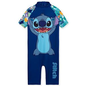 Disney Badpak voor meisjes, neopreenpak, korte mouwen, korte broek en ritssluiting, geschenken, 7-8 Jaar