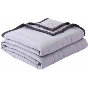 Zomerkoeler dekbed for warme slapers en nachtelijk zweten Dubbelzijdig deken met koud effect Koeler vezelkoeler dekbed(Color:Grey,Size:150cm*200cm)