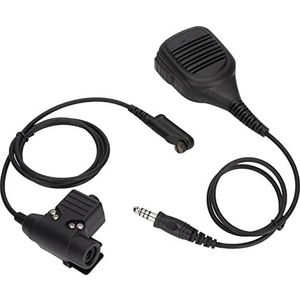 Two Way Radio Speaker Mic, 7.1mm Schouder Microfoon Schouder Speaker Mic met U94 PTT Toepassen voor Hytera PD600 PD602 PD605 PD662 PD665 PD680 X1p X1e