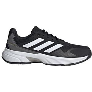 adidas CourtJam Control 3 M Sneakers voor heren, zwart, 44 EU, Zwart, 44 EU