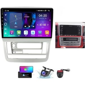 Android 13 GPS-Autoradio voor Toyota Alphard 1 H10 2002-2008 9 inch Touchscreen met Bluetooth/SWC/FM RDS DAB+ Radio/Carplay Android Auto/DSP Video Stereo Speler + DVR Achtercamera(B,NF-2)