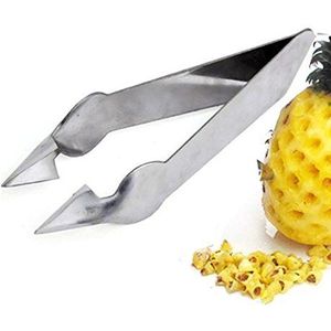 Bluelover tang van roestvrij staal, ananas, oogschilfers, ananasmes, oogverwijderaar