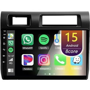 Android Radio voor Toyota Pickup Land Cruiser LC70 2007-2020, 9 inch Touchscreen Autoradio met Wireless CarPlay Android Auto Bluetooth WIFI(8Core(8+128GB))