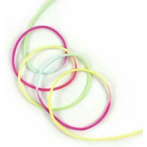 5/10M 3,0 mm 5 mm nylon elastiek rond zacht rubber band voor haar ring schoenen touw bh schouderband DIY accessoires-gekleurd-5 mm-5 meter