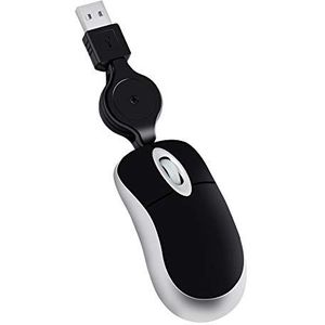 Suammiitstrieadea Computer Ultralichte Muis Mini Bedrade Kleine Hand Optische Telescopische Intrekbare Ergonomische Ontwerp Gaming Muizen voor Zwart